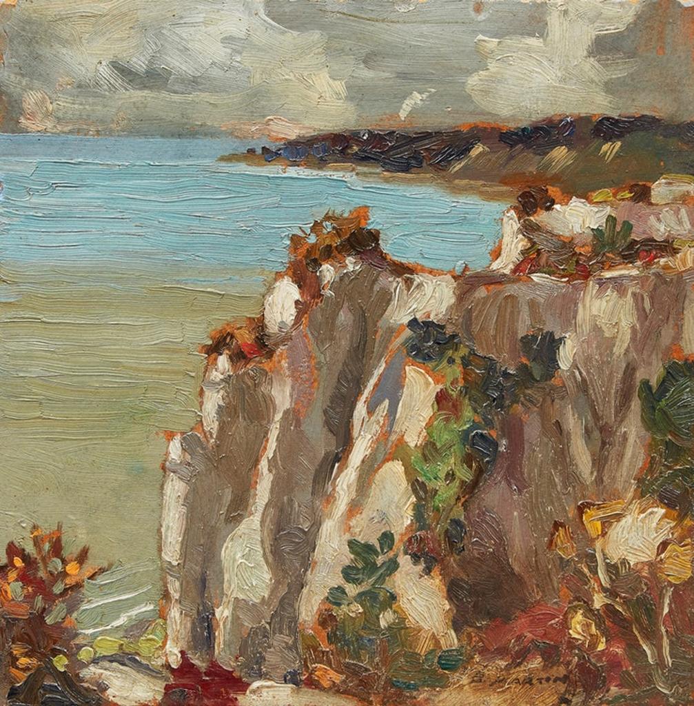 Bernice Fenwick Martin (1902-1999) - Bluffs on a Cloudy Day