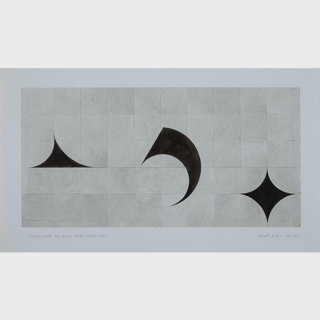 Robert Fones (1949) - Hyphen, Comma And Period (After Geofroy Tory)