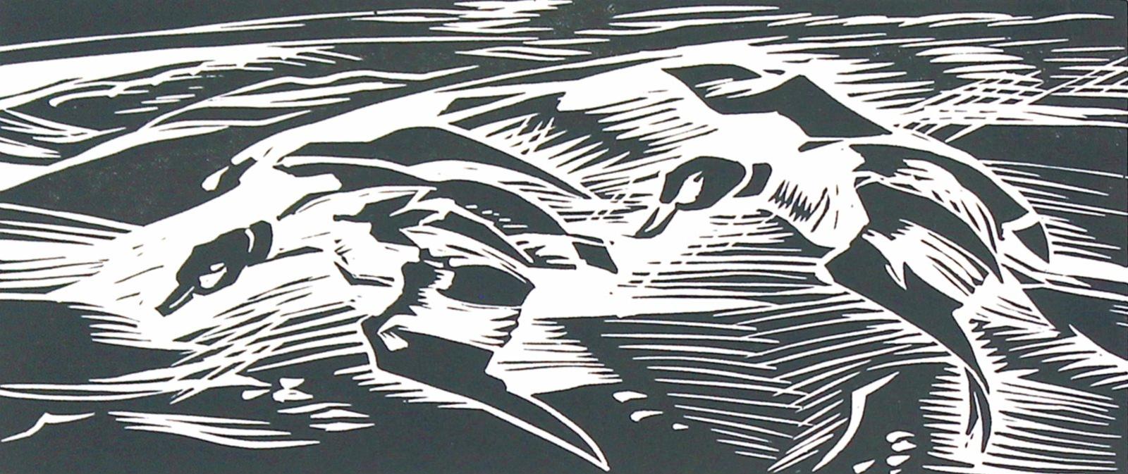 Illingworth Holey (Buck) Kerr (1905-1989) - Goldeneyes; ed. #4/100