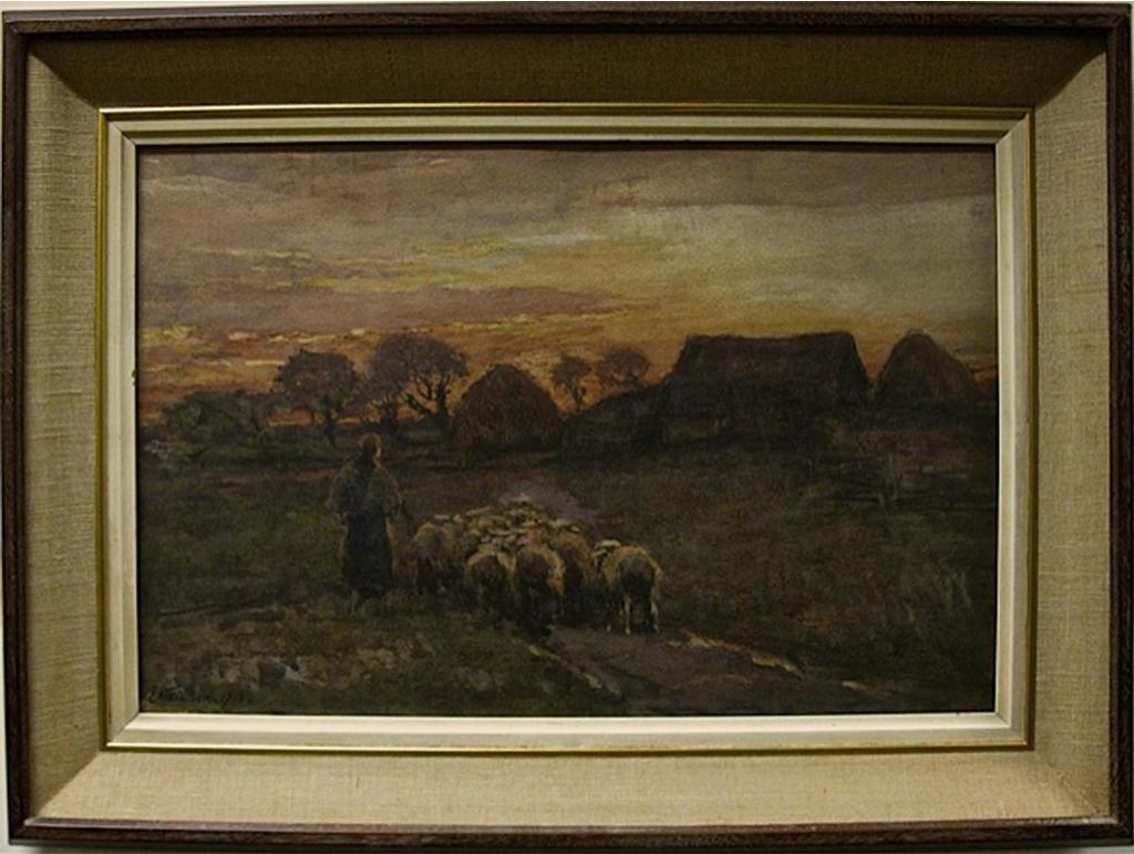 William Edwin Atkinson (1862-1926) - Return Of The Flock
