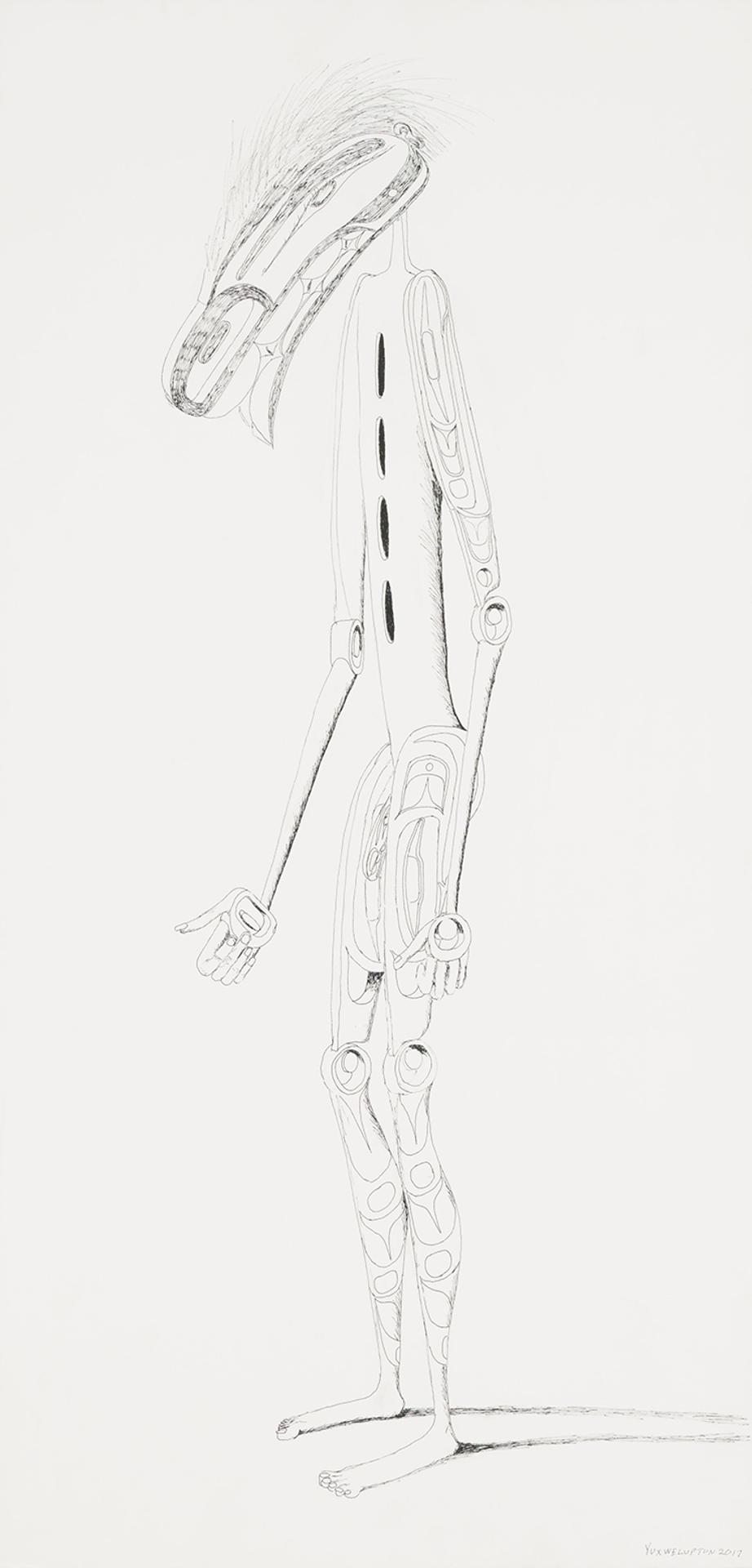 Lawrence Paul Yuxweluptun (1957) - Spirit Walker - My Ancestors