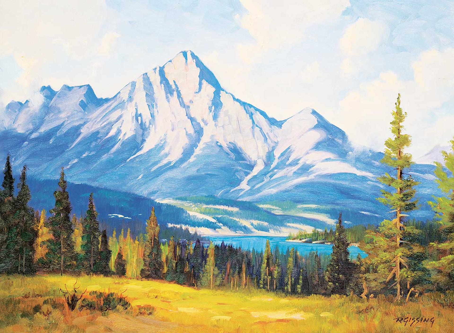 Roland Gissing (1895-1967) - Pyramid Mt. Jasper