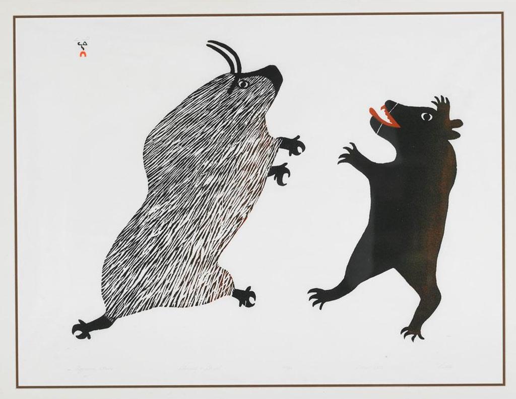 Pudlo Pudlat (1916-1992) - Aggressive Stance