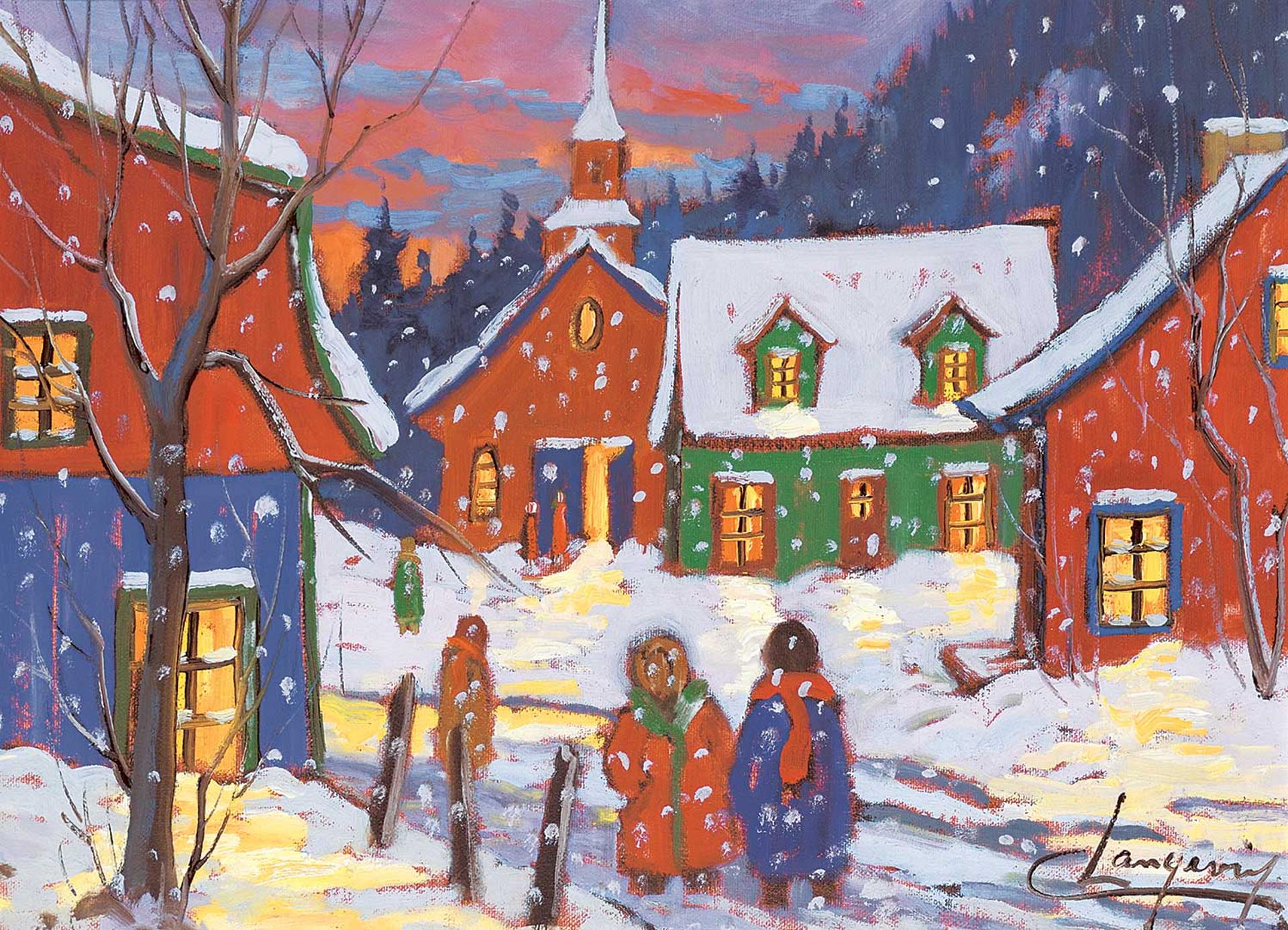 Claude Langevin (1942-2024) - Neige Mouillee