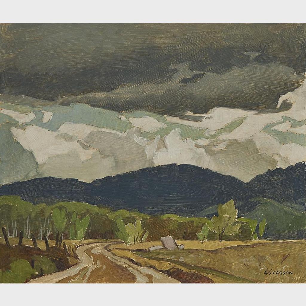 Alfred Joseph (A.J.) Casson (1898-1992) - Northern Road, Halfway Lake