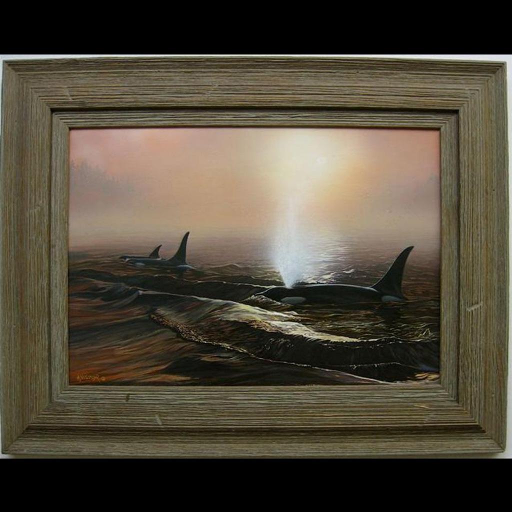 Marten Visser - Orcas In The Mist