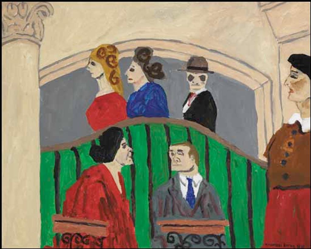 Maxwell Bennett Bates (1906-1980) - Garden Cafe at Empress Hotel