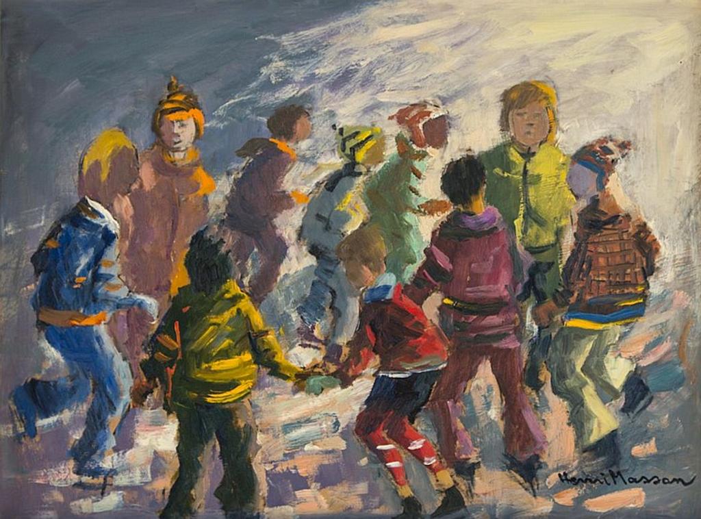 Henri Leopold Masson (1907-1996) - Skaters Round