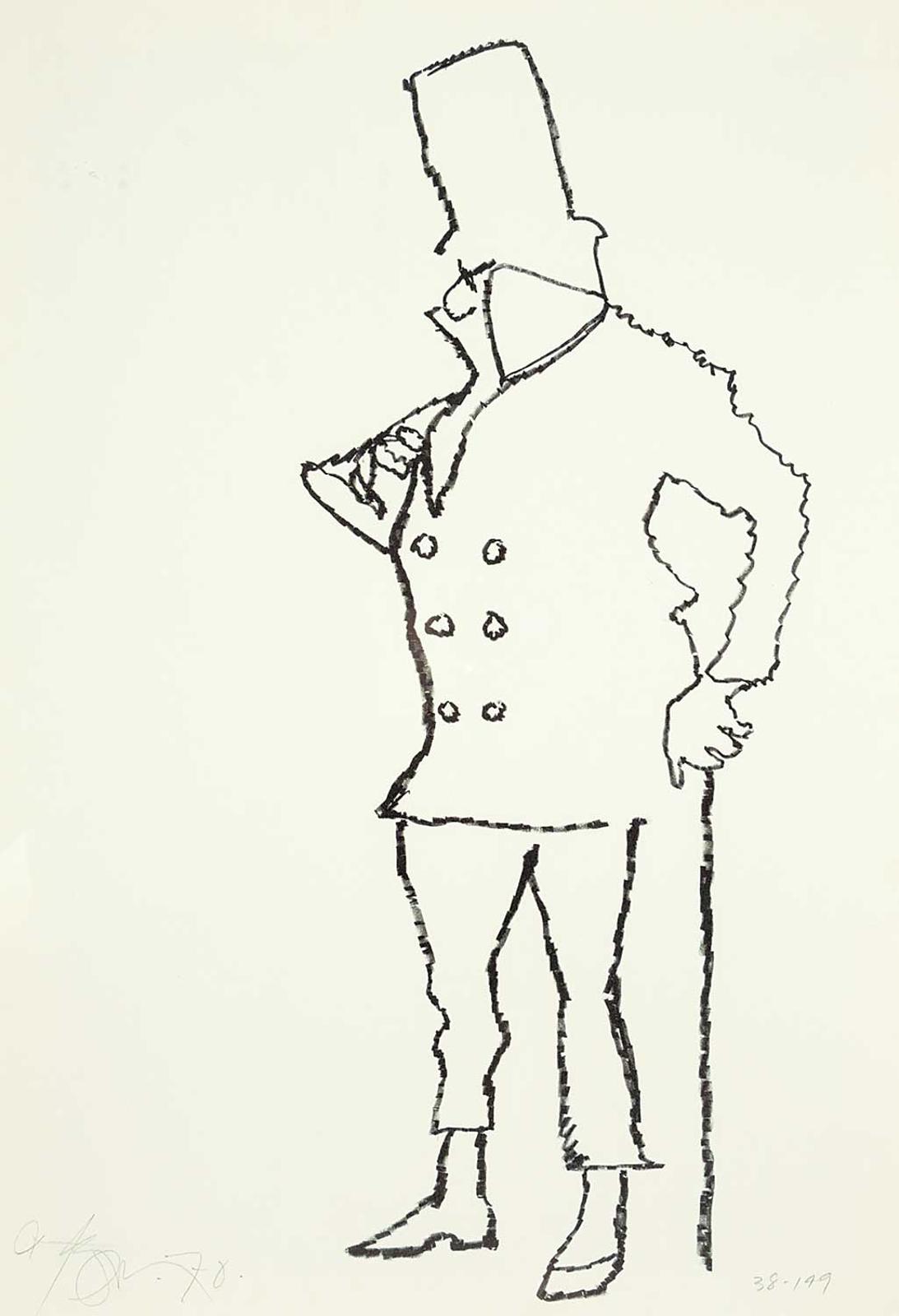 Harold Barling Town (1924-1990) - W.C. Fields as Mr. Micawber  #38/149