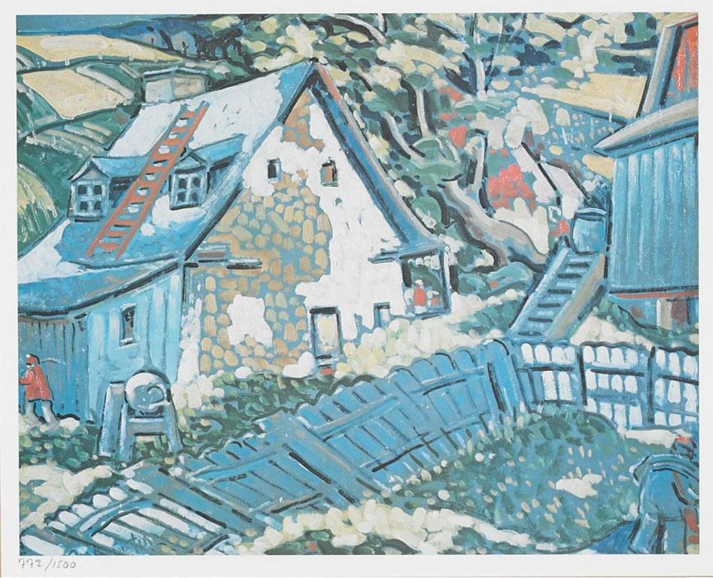 Marc-Aurèle Fortin (1888-1970) - Ferme En Charlevoix