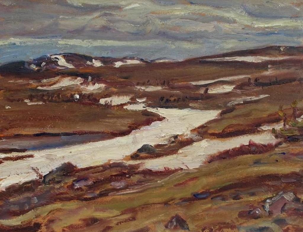Alexander Young (A. Y.) Jackson (1882-1974) - Country North Of Knob Lake, Que.; 1961