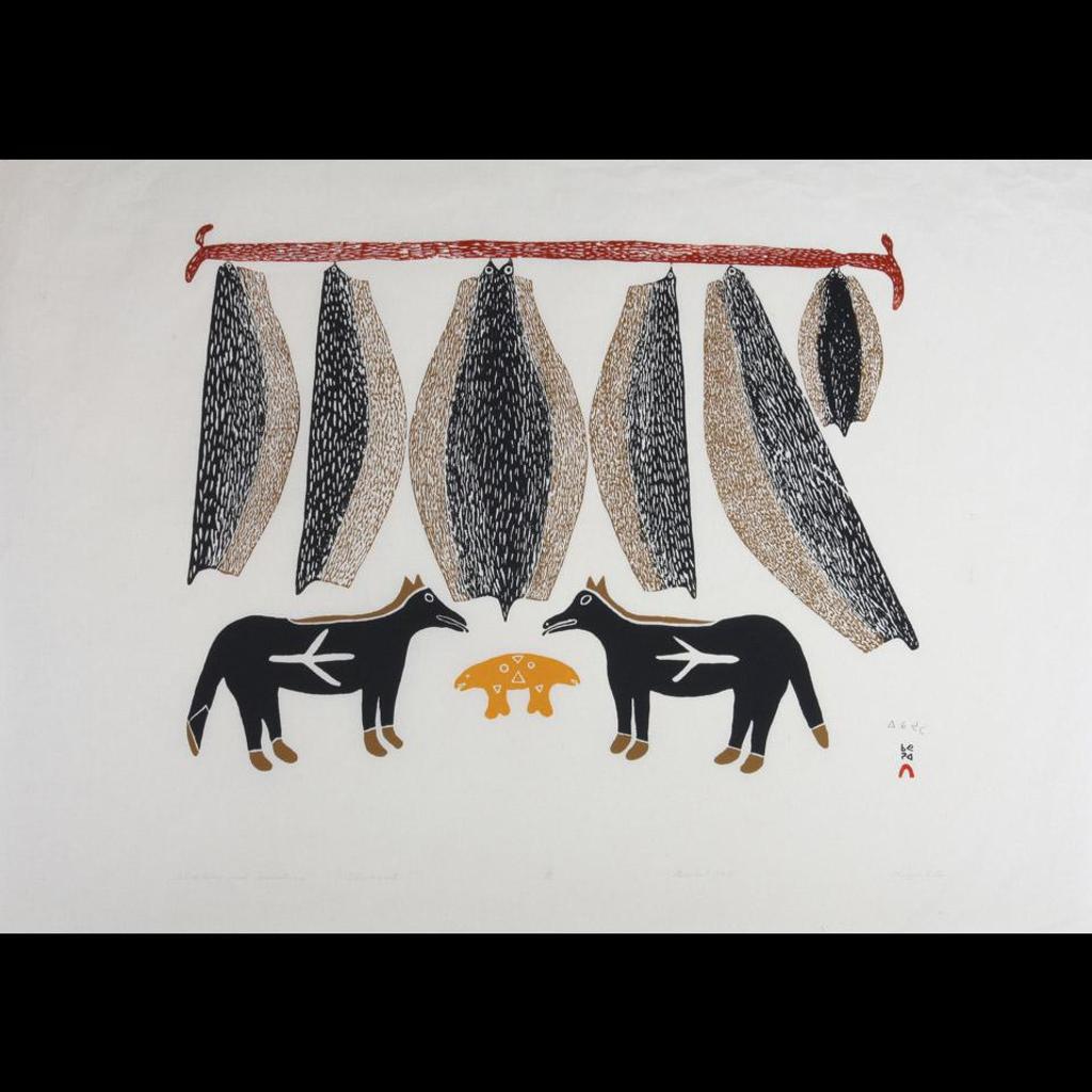 Ikayukta Tunnillie (1911-1980) - Sled Dogs And Sealskins