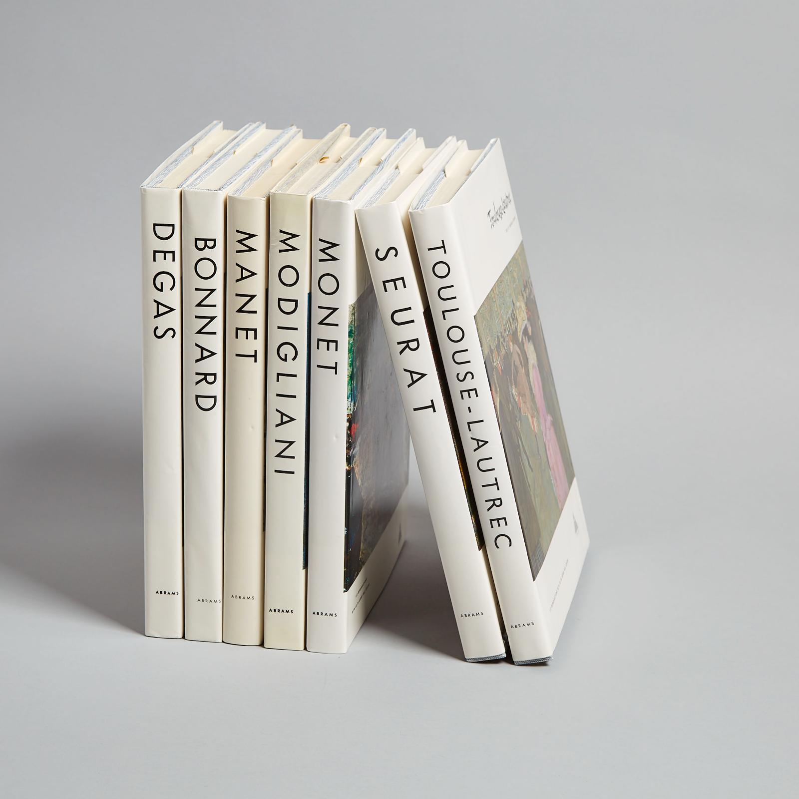 Artist Monographs - Reference Books, 7 Volumes