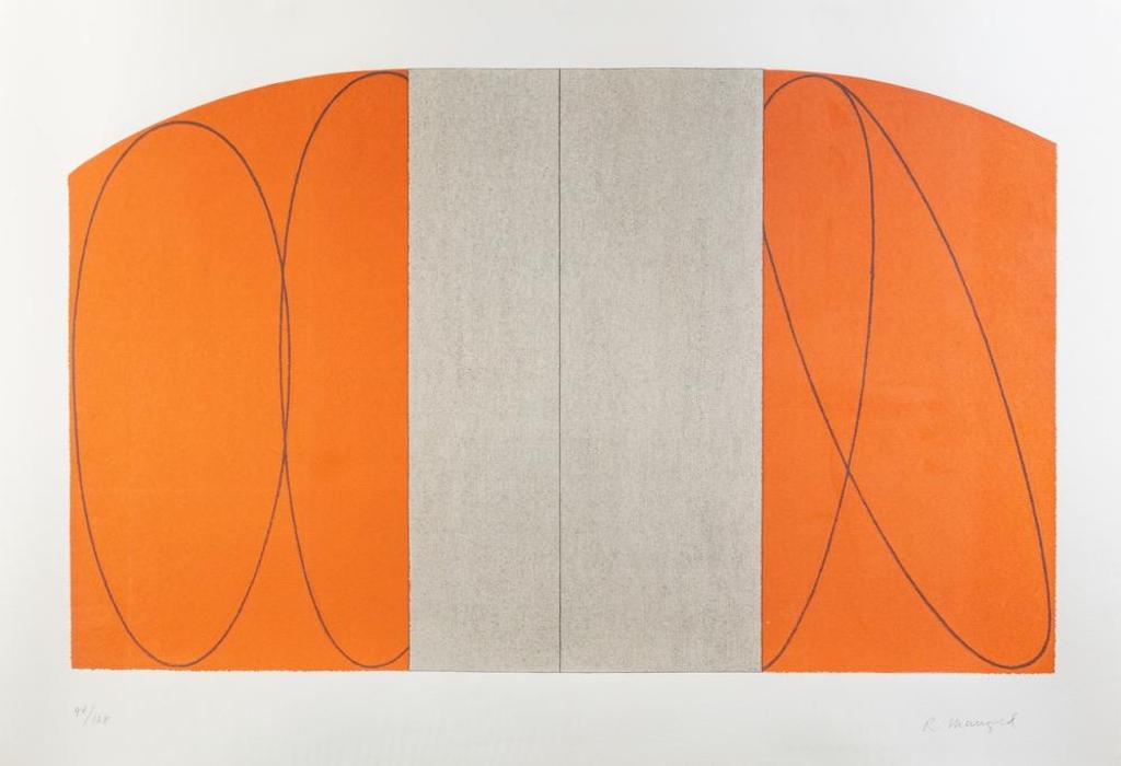 Robert Mangold (1937) - Red/Gray Zone