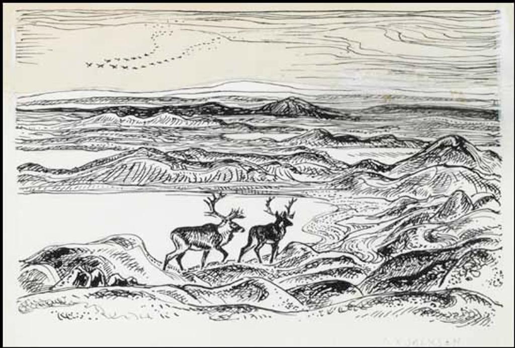 Alexander Young (A. Y.) Jackson (1882-1974) - Barren Lands