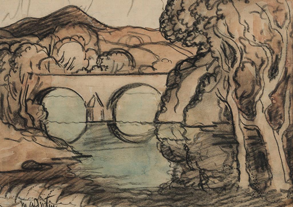 Marc-Aurèle Fortin (1888-1970) - Scène européenne