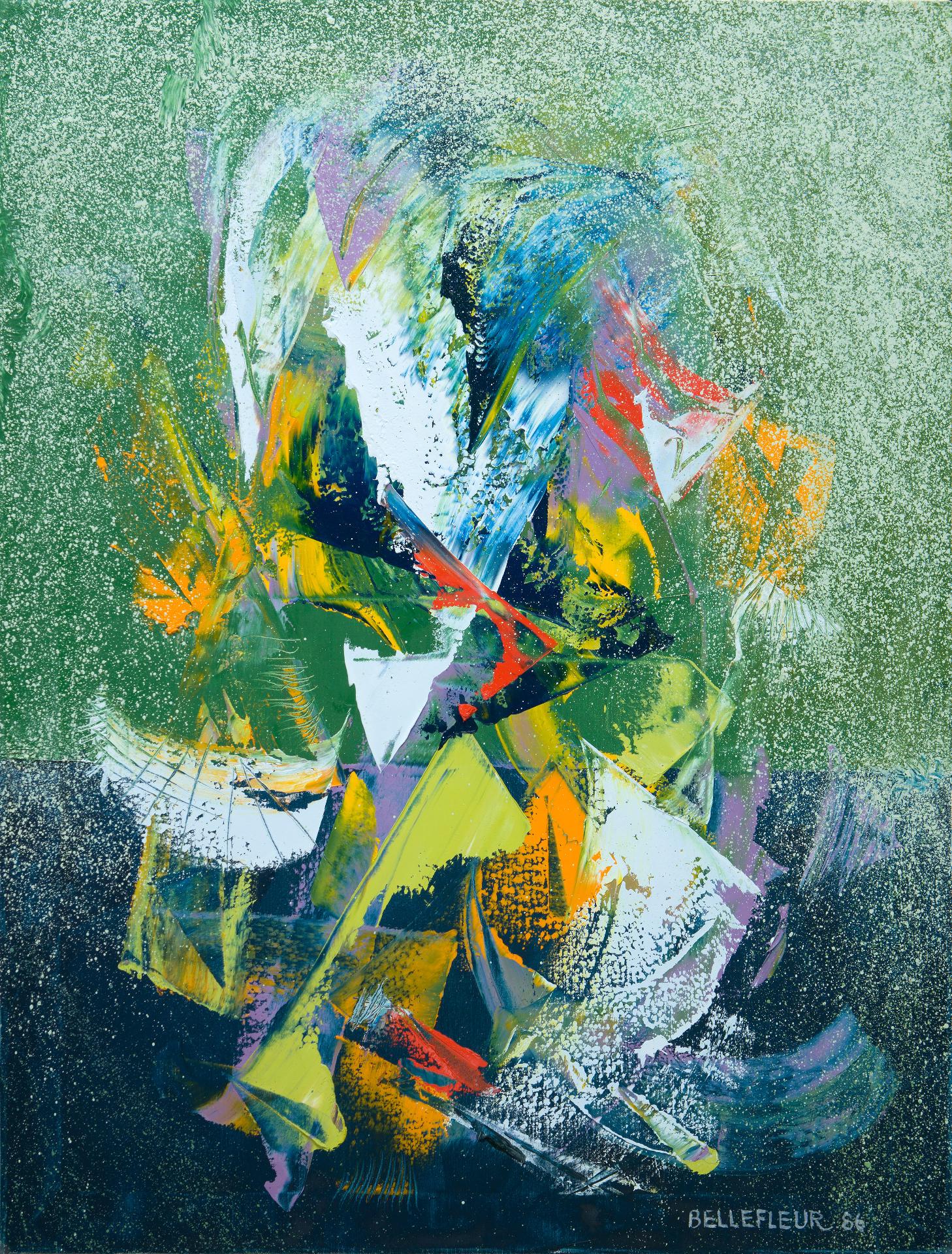 Léon Bellefleur (1910-2007) - Fleurs fragiles