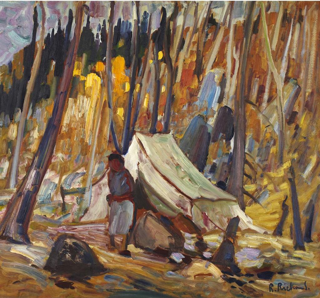 René Jean Richard (1895-1982) - Trapper’S Camp