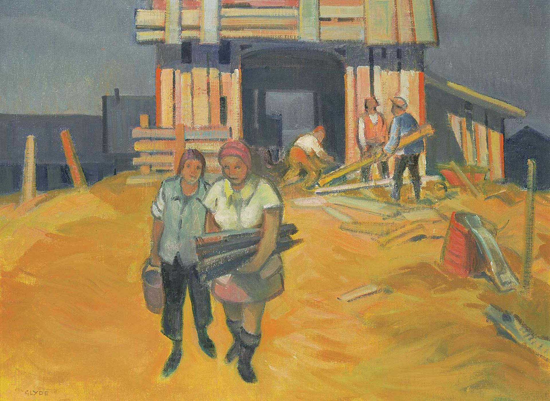 Henry George Glyde (1906-1998) - Derelict Barn, Saanich B.C.