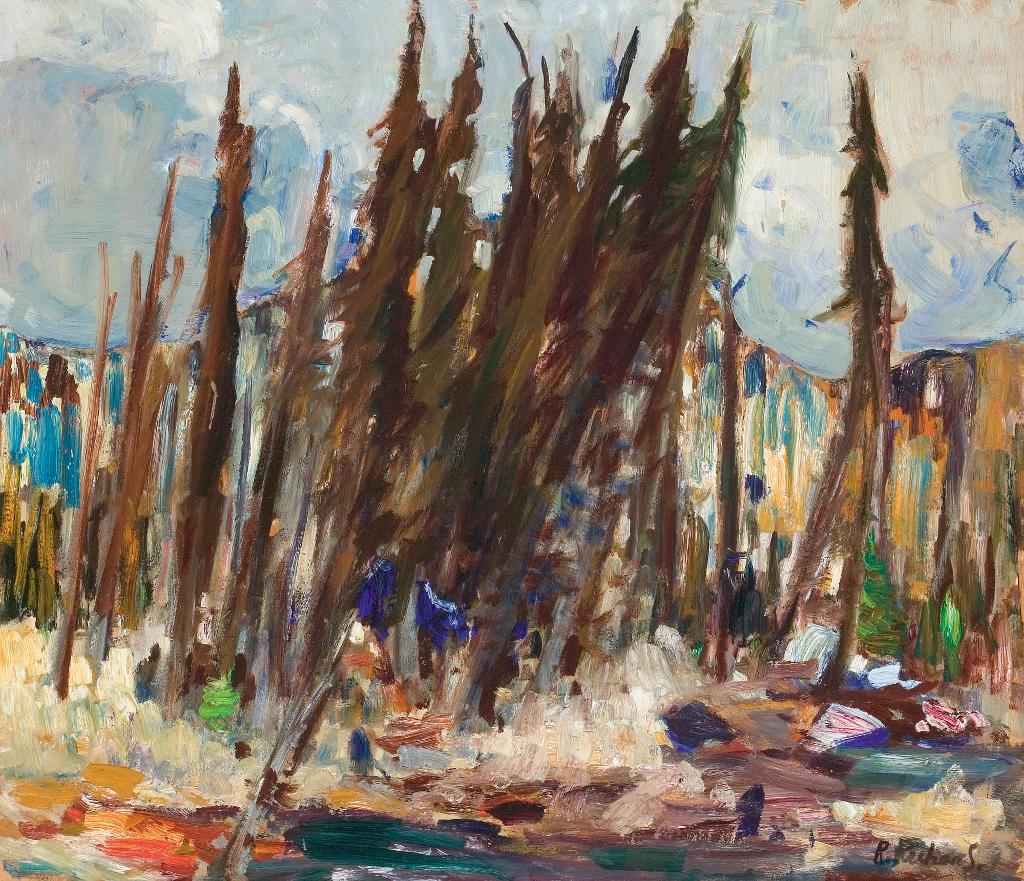 René Jean Richard (1895-1982) - Scène Des Laurentides