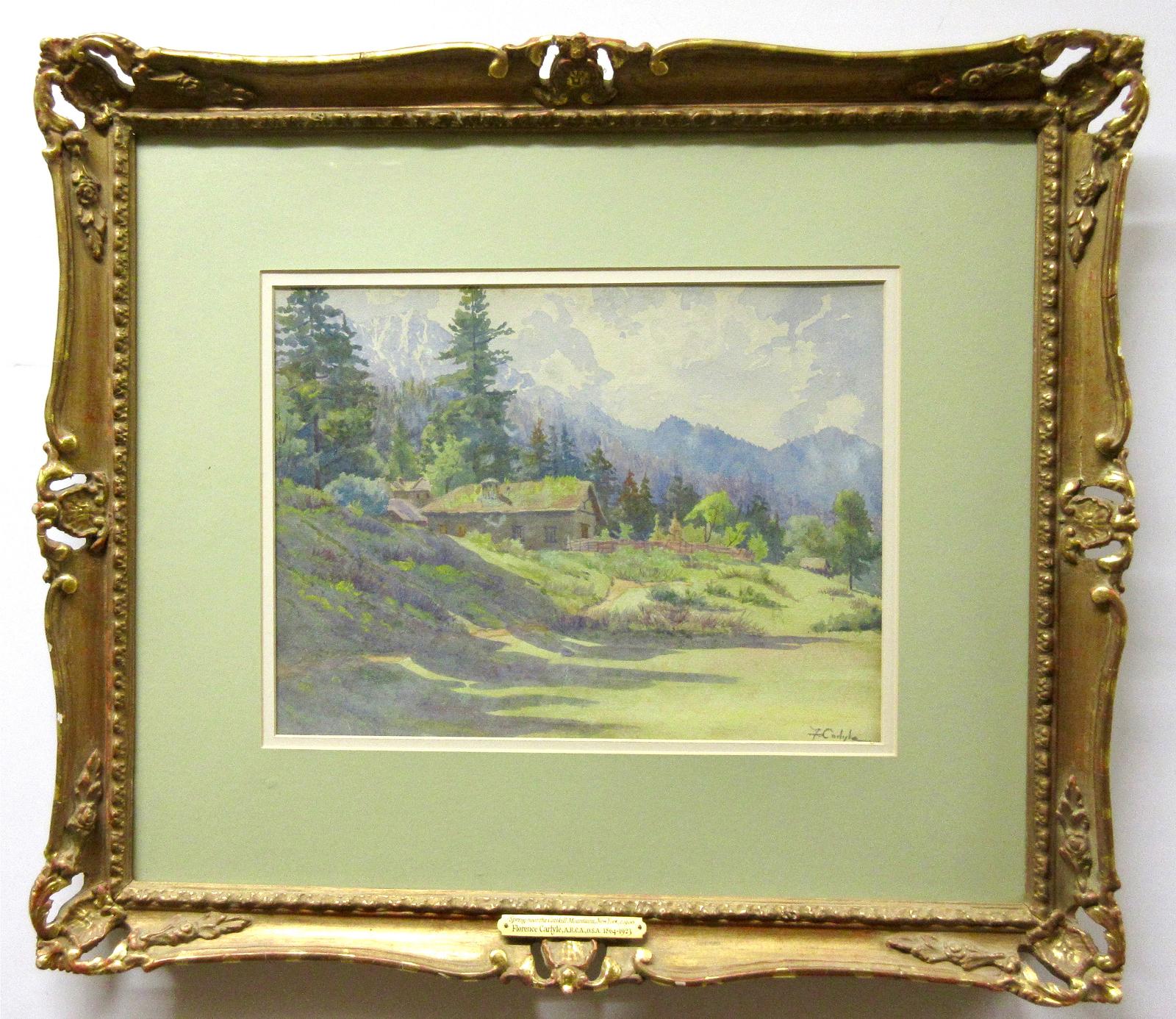 F. Carlyle - Spring Near The Catskill Mountains, New York