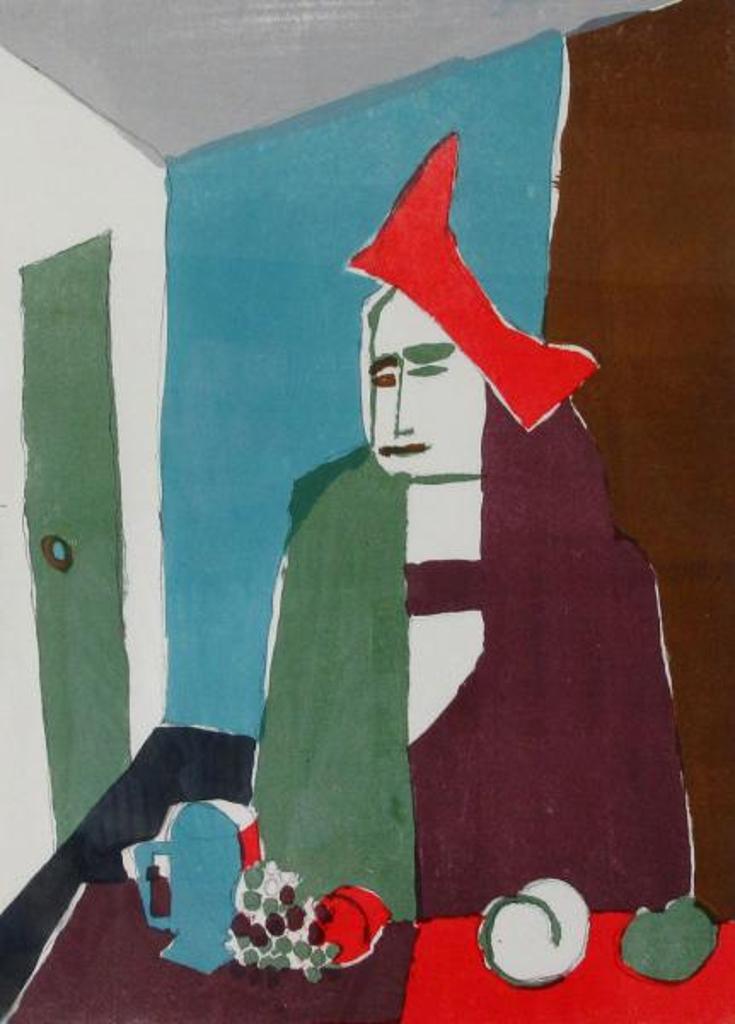Maxwell Bennett Bates (1906-1980) - Woman And Still Life; 1966