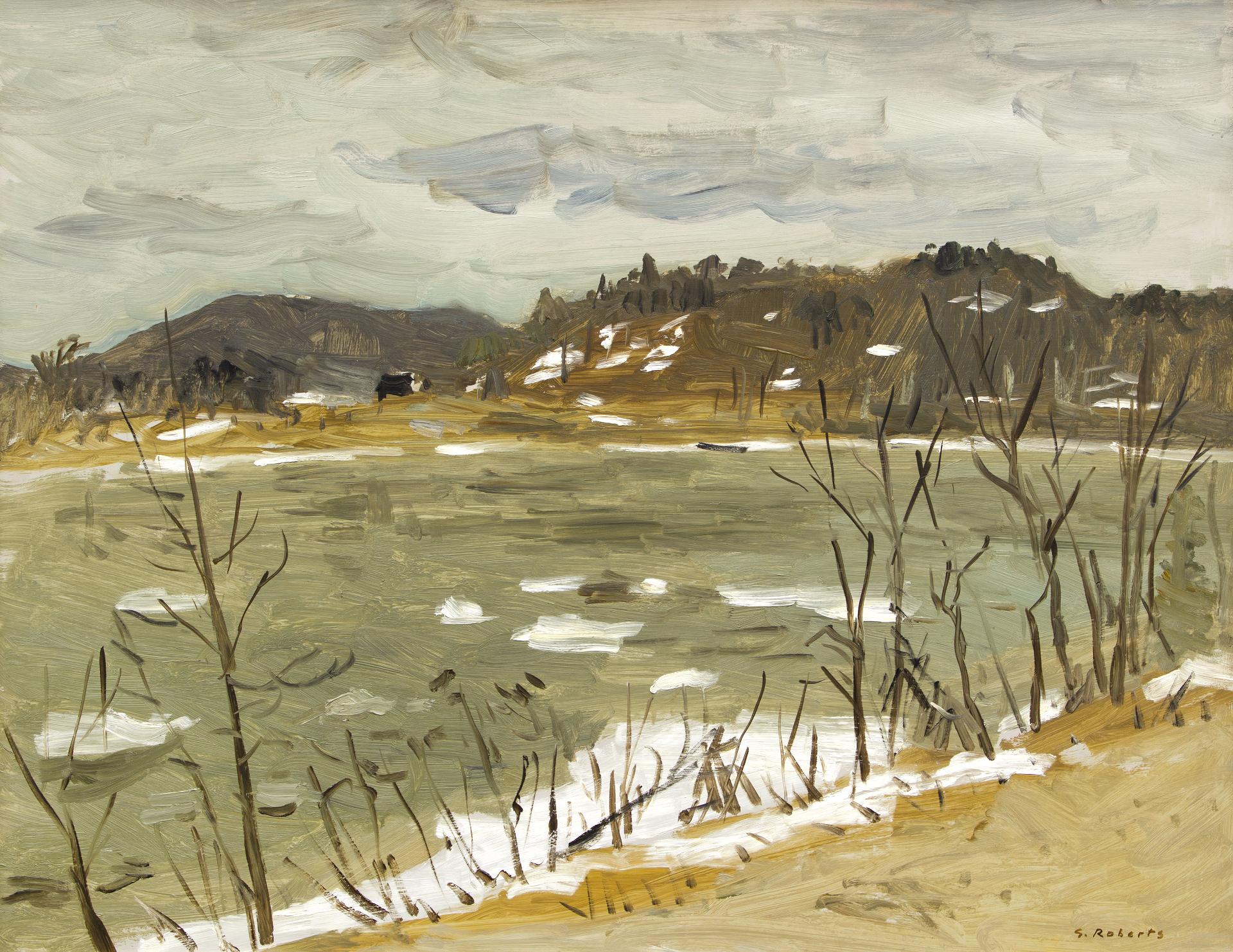 William Goodridge Roberts (1921-2001) - Hiver, Baie Georgienne, c. 1960