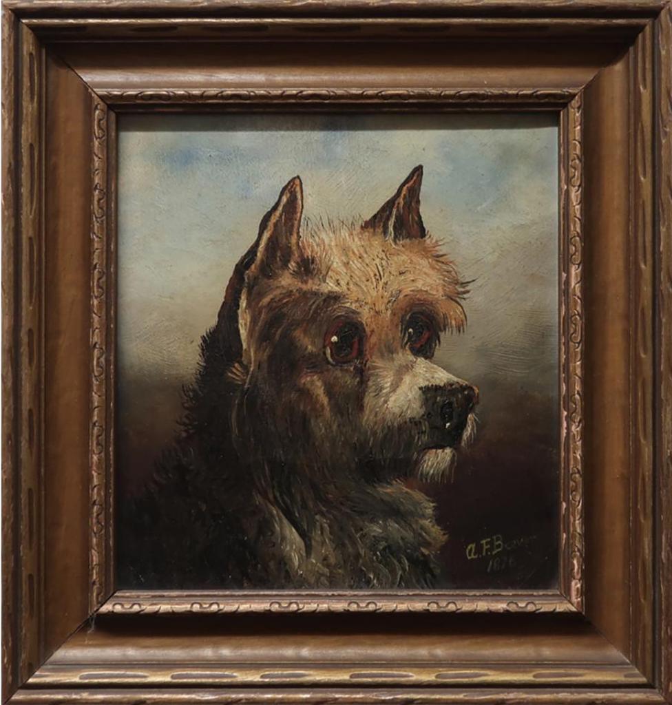A.F. Beevor - Dog Study (Terrier Mix)