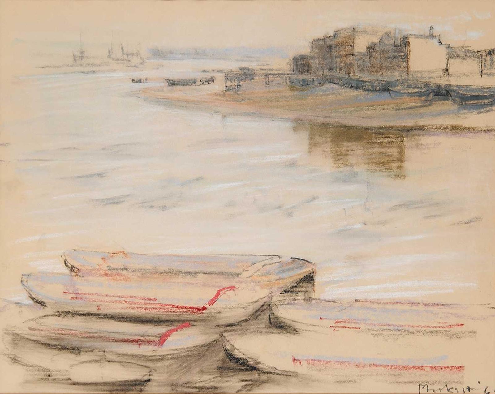 Joseph (Joe) Francis Plaskett (1918-2014) - Untitled - London Pool