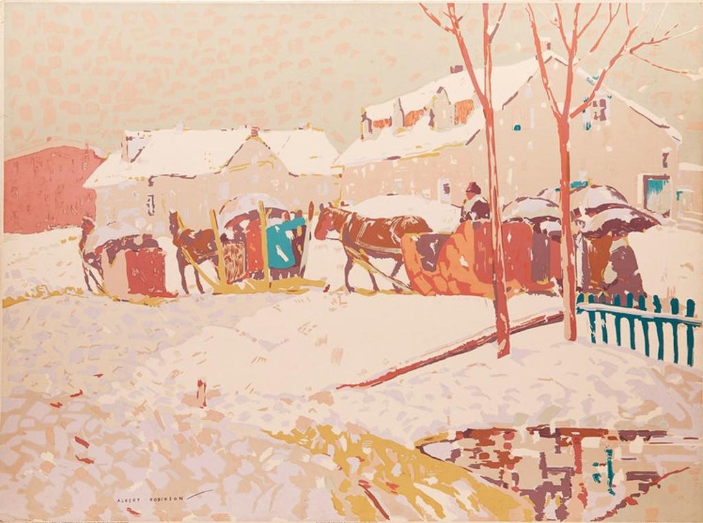 Albert Henry Robinson (1881-1956) - Return from Easter Mass