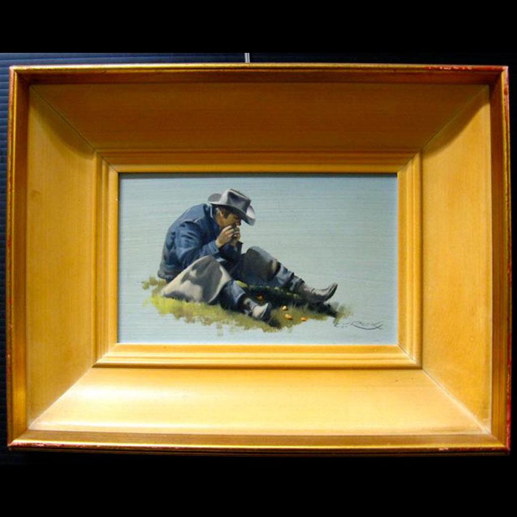 Geoffrey Allan Rock (1923-2000) - Cowboy Study
