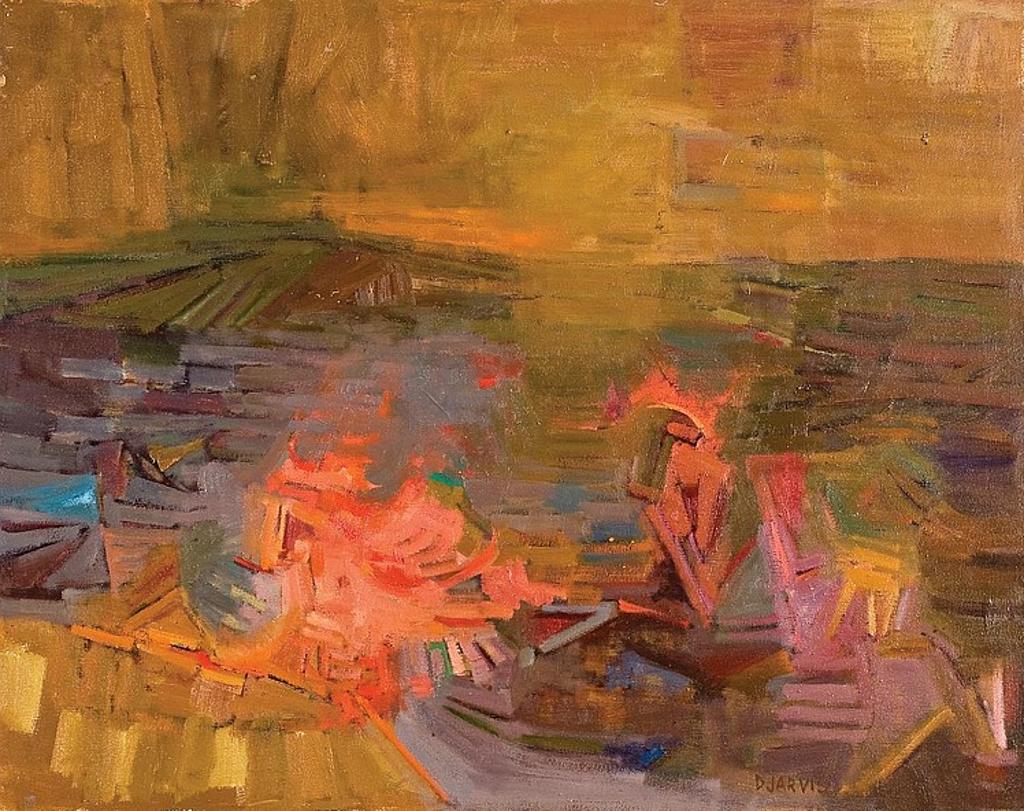 Donald Alvin Jarvis (1923-2001) - DYING FIRE