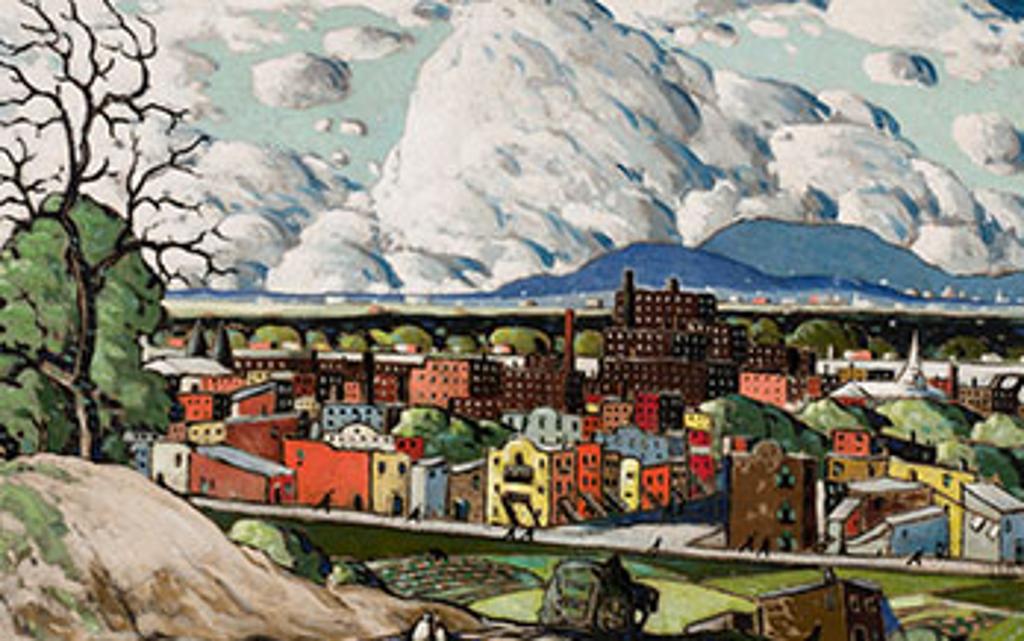 Marc-Aurèle Fortin (1888-1970) - Paysage à Hochelaga