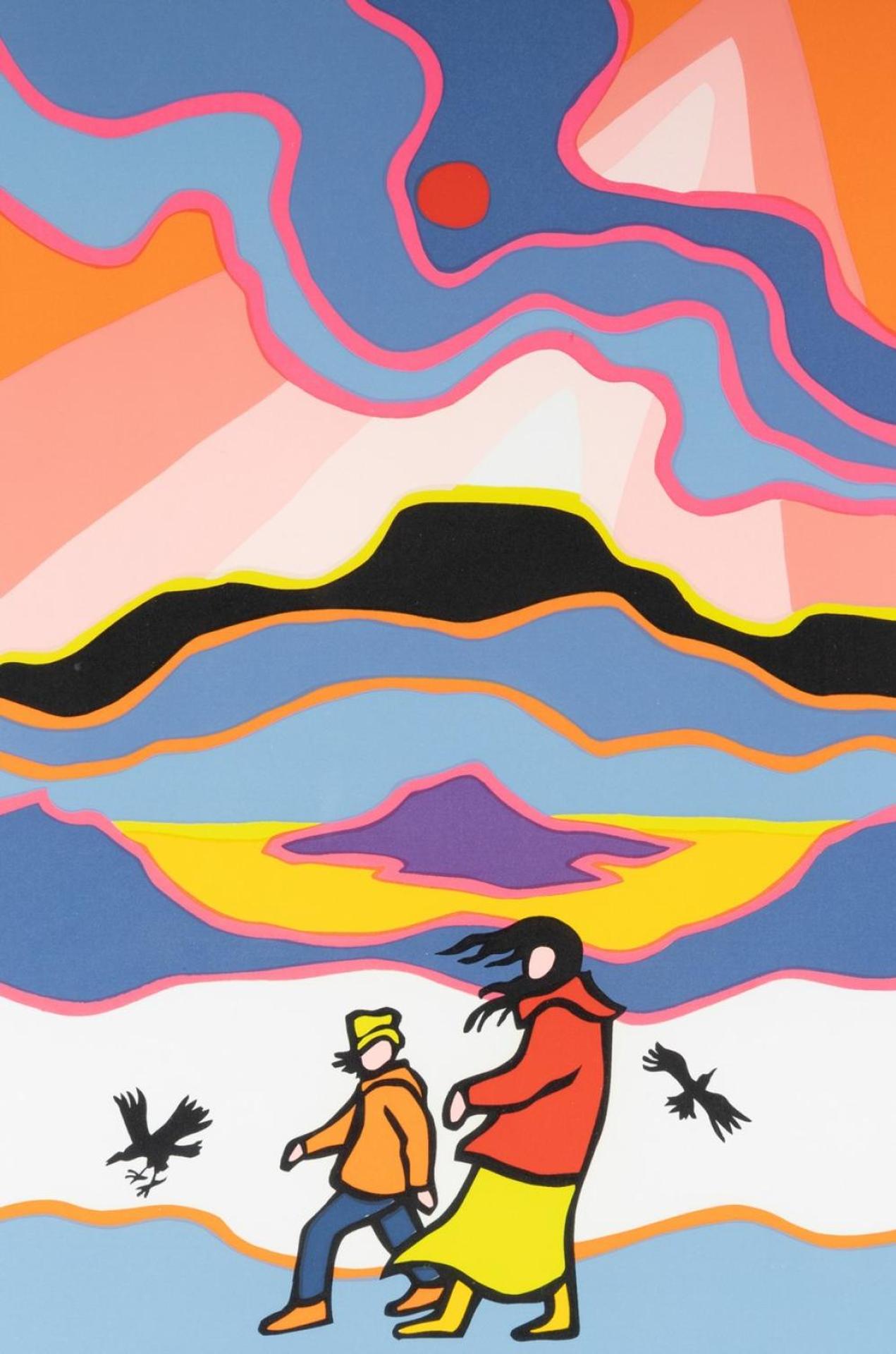 Ted Harrison (1926-2015) - Yukon Sky