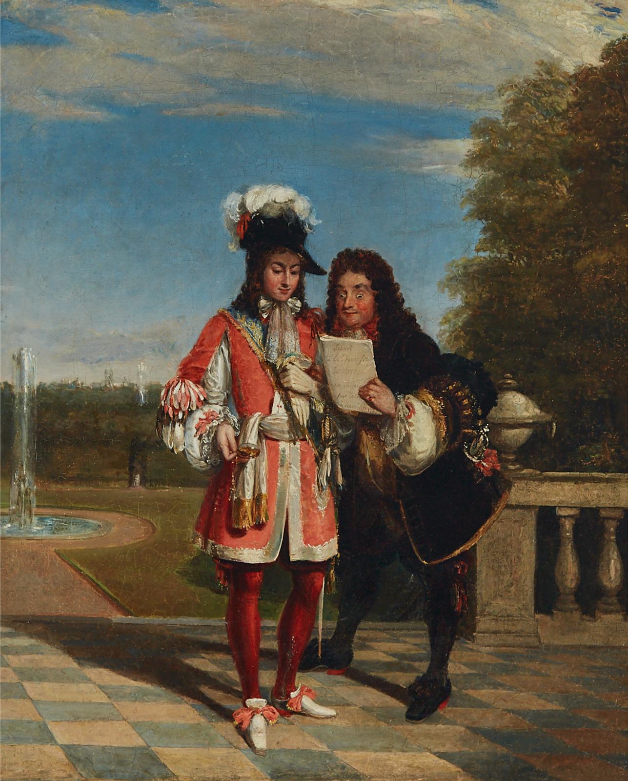 Gilbert Stuart Newton (1794-1835) - The Importunate Author (Illustrating Act 3, Scene 2 Of Molière's
