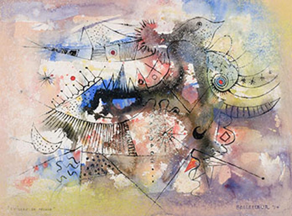 Léon Bellefleur (1910-2007) - L'oiseau de passage
