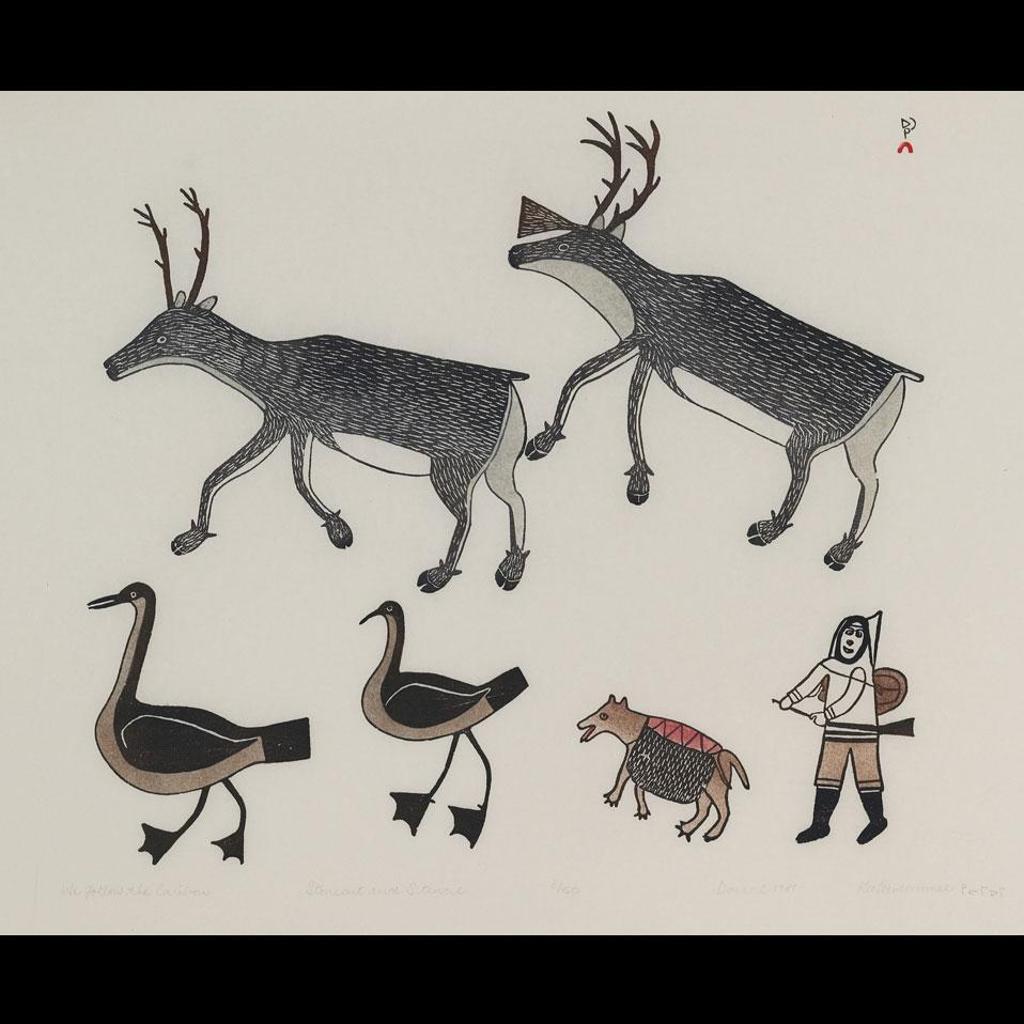 Keeleemeeoomee Samualie (1919-1983) - We Follow The Caribou