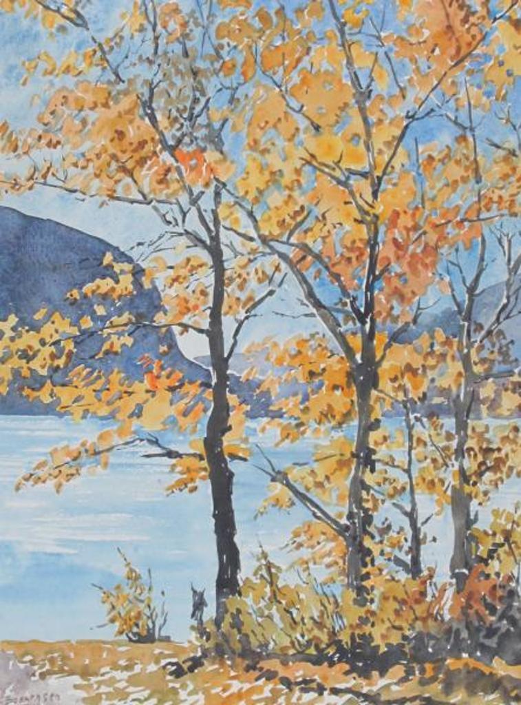 Sylvia Boehrnsen (1926-2024) - Gold Trees, Kananaskis