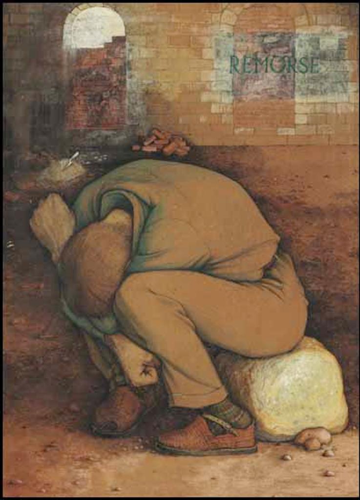 William Kurelek (1927-1977) - Remorse