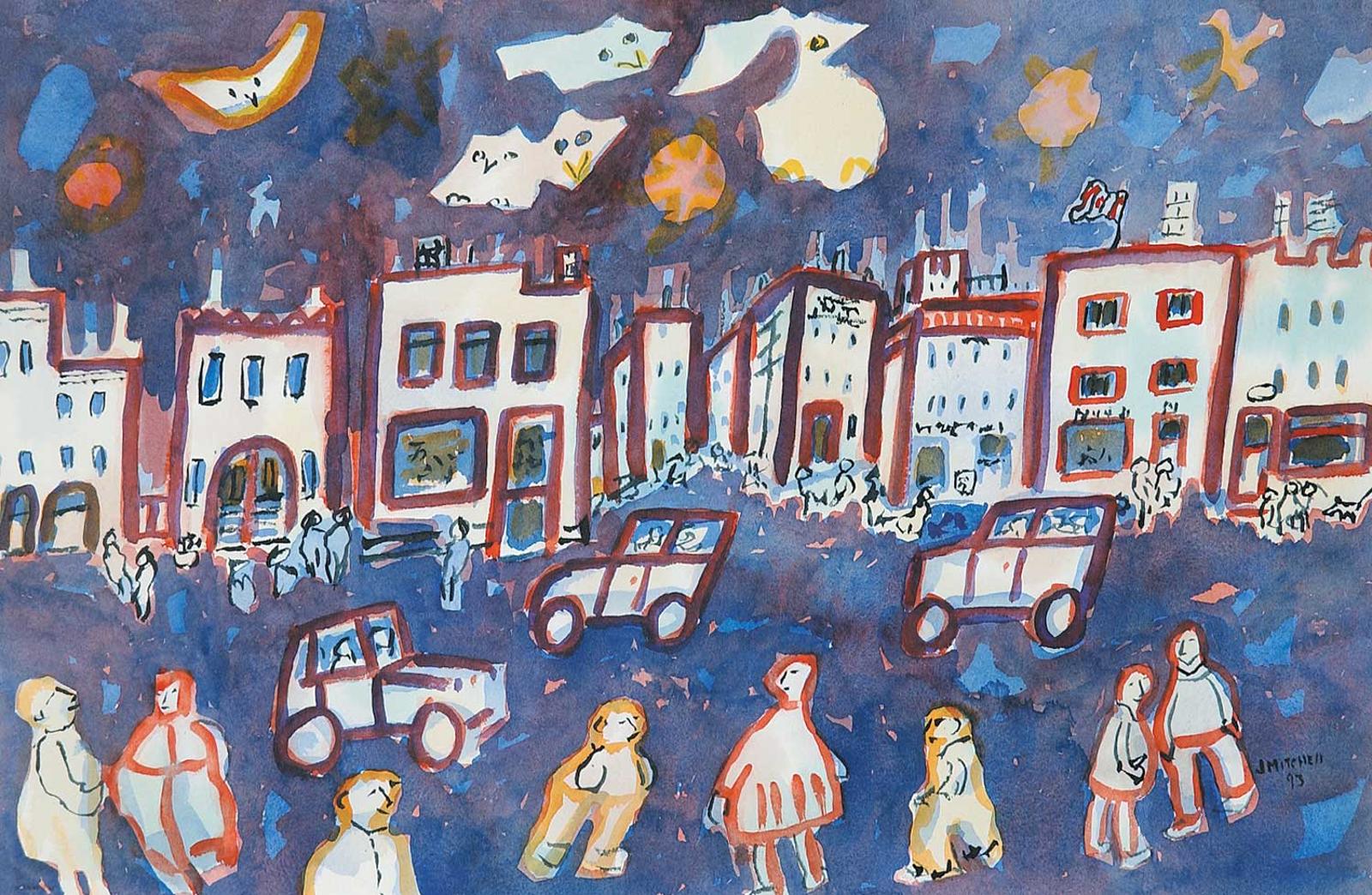Janet Mitchell (1915-1998) - Untitled - Colourful Calgary