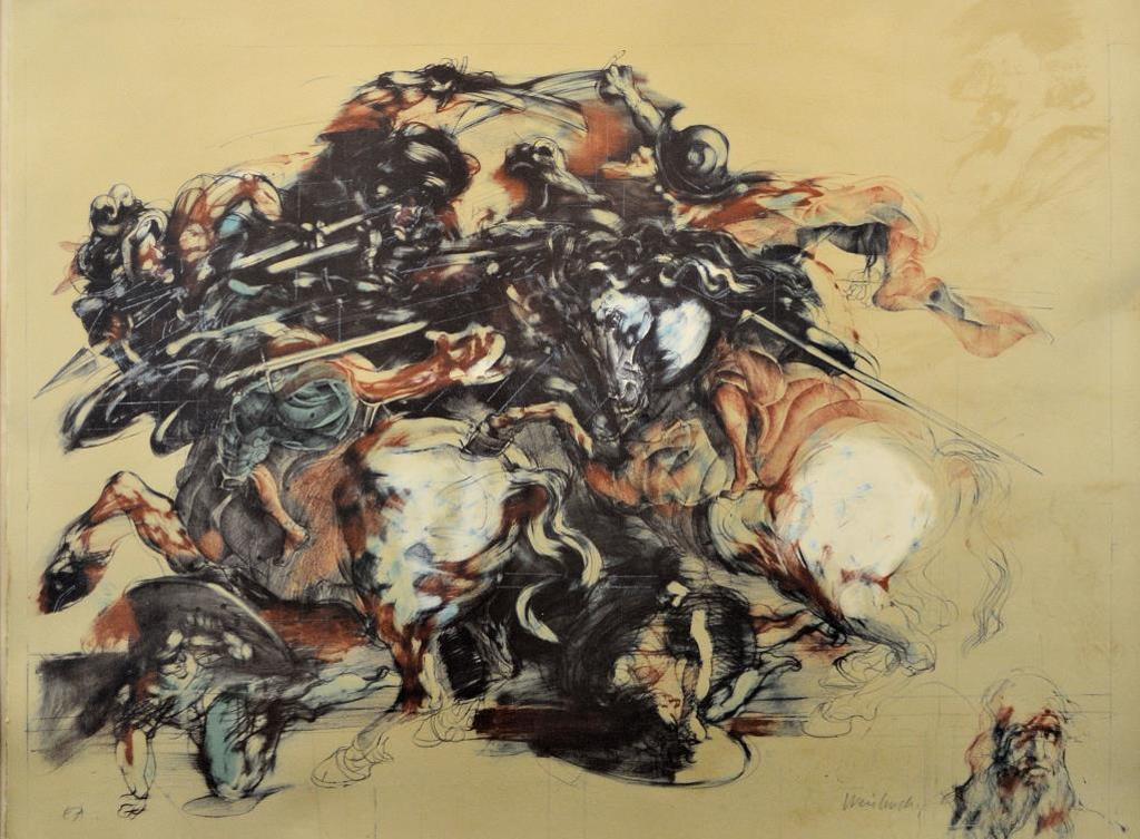 Claude Weisbuch (1927-2014) - Abstracted Figures & Horses