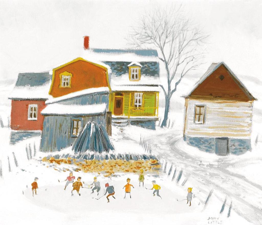 John Geoffrey Caruthers Little (1928-2024) - Joueurs De Hockey