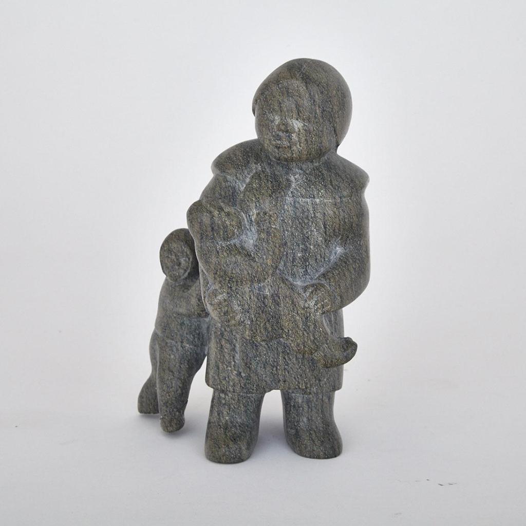 Madeleine Isserkut Kringayark (1928-1984) - Mother With Two Children