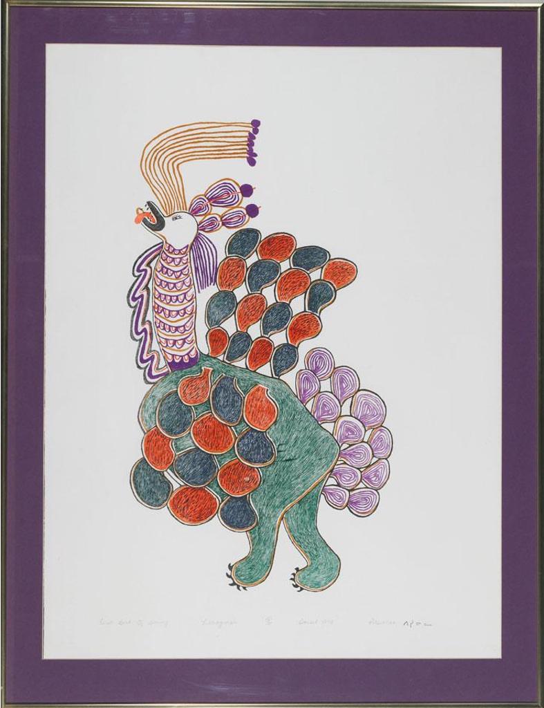 Pitseolak Ashoona (1904-1983) - First Bird Of Spring