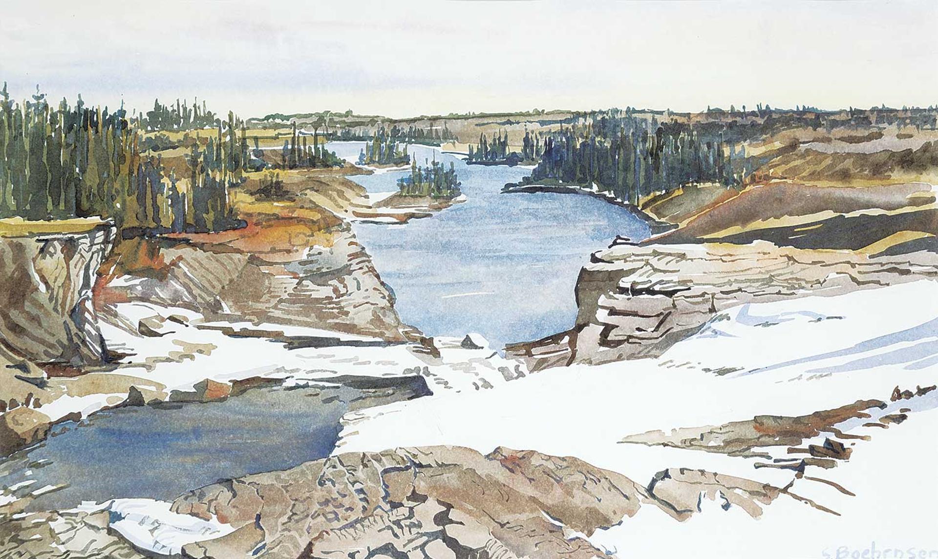Sylvia Boehrnsen (1926-2024) - At Seebe Dam #2