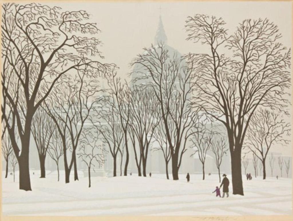 Frederick Bourchier Taylor (1906-1987) - Dominion Square, Montreal