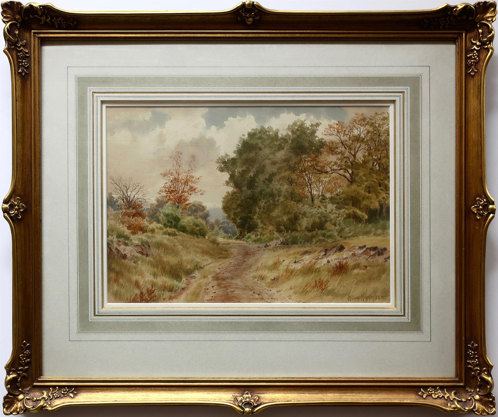Thomas Mower Martin (1838-1934) - A Sunlit Country Path