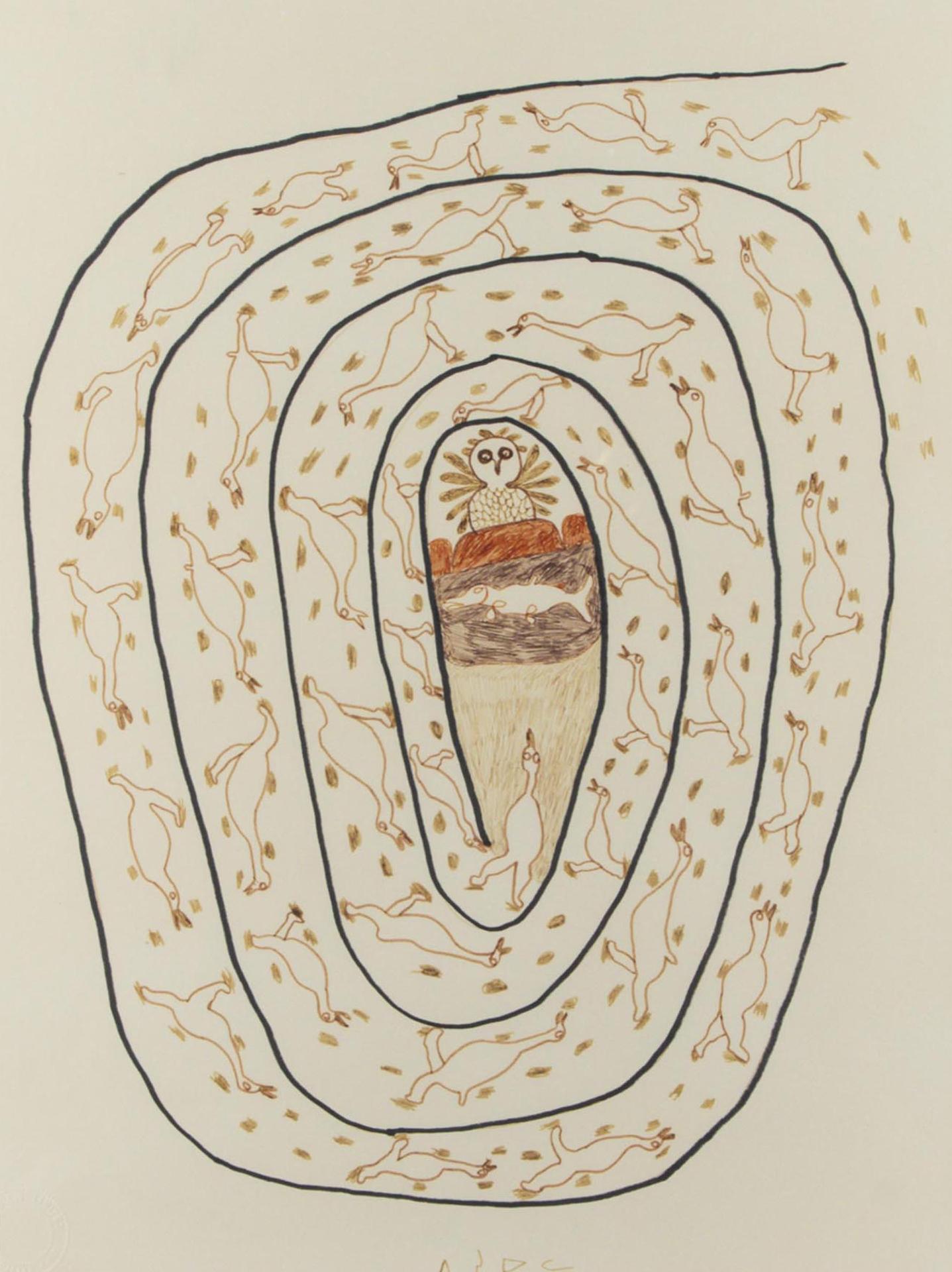 Pitseolak Ashoona (1904-1983) - Untitled
