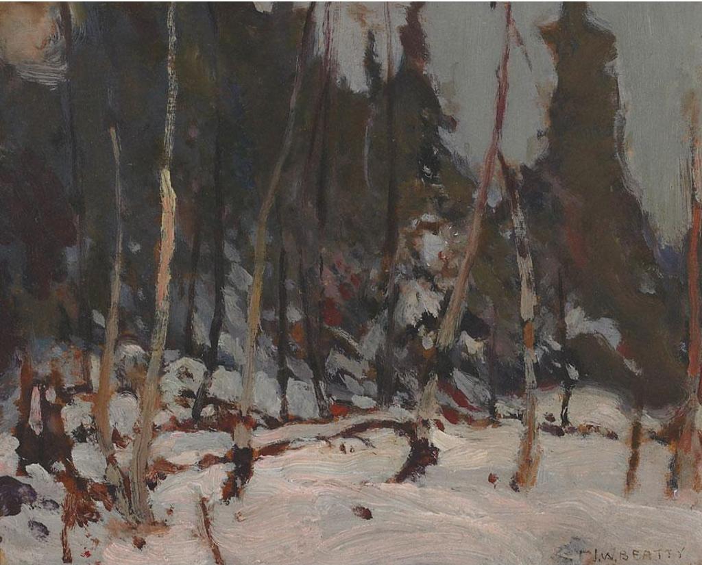John William (J.W.) Beatty (1869-1941) - Winter Landscape