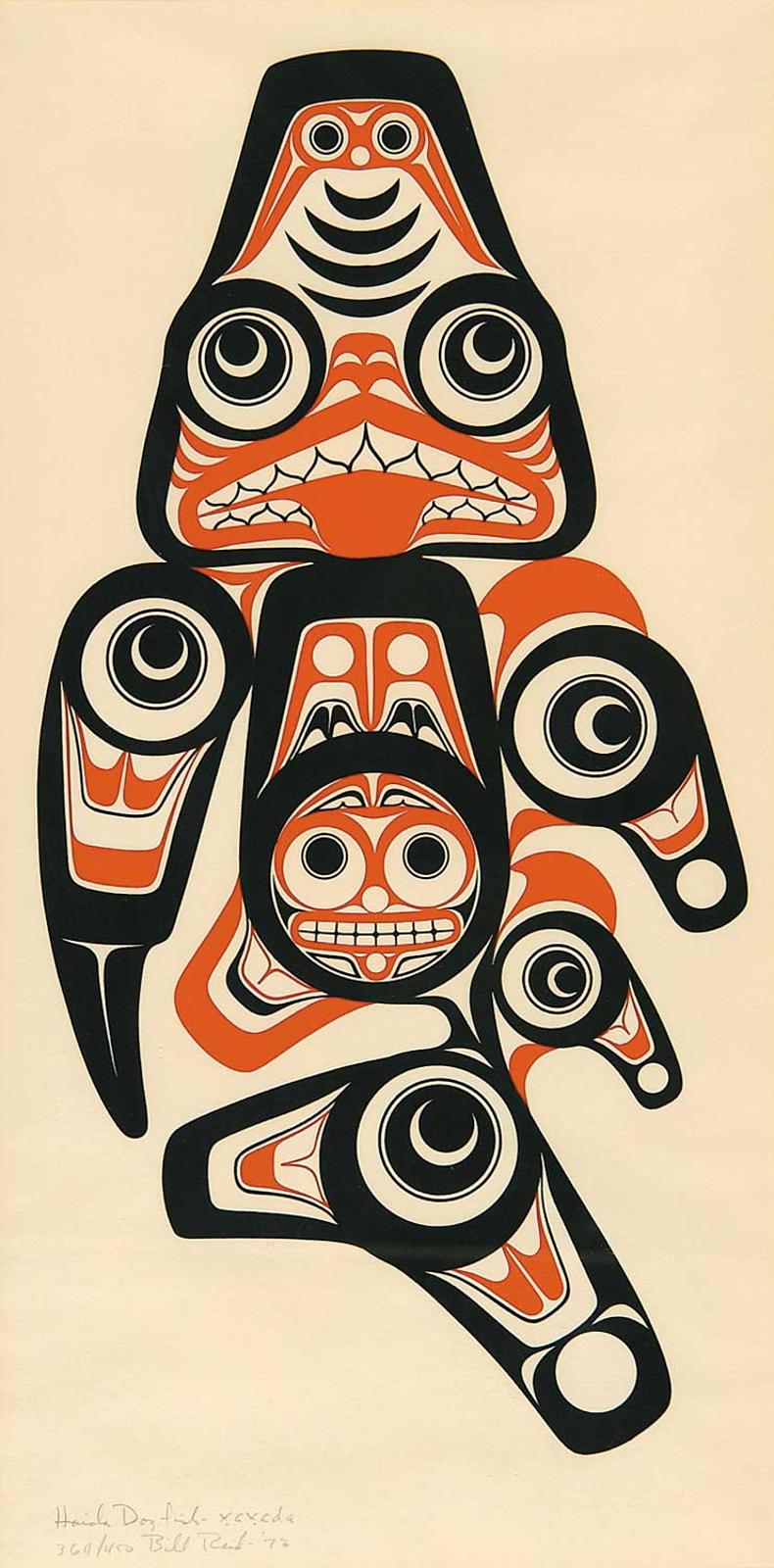 Bill (William) Ronald Reid (1920-1998) - Haida Dog Fish - Xaxada #367/450